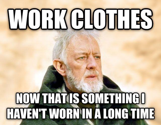 Work from home meme clothes