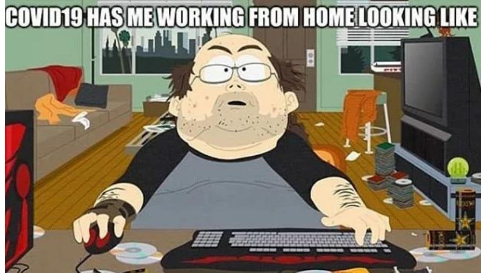 Work from home meme