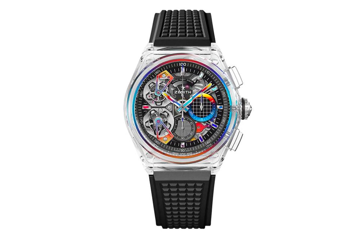 Zenith x felipe pantone defy double tourbillon