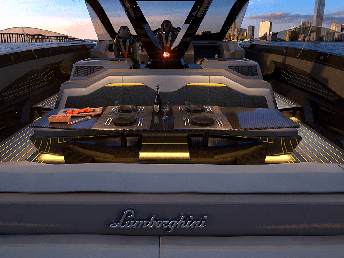 Lamborghini Tecnomar 63 yacht