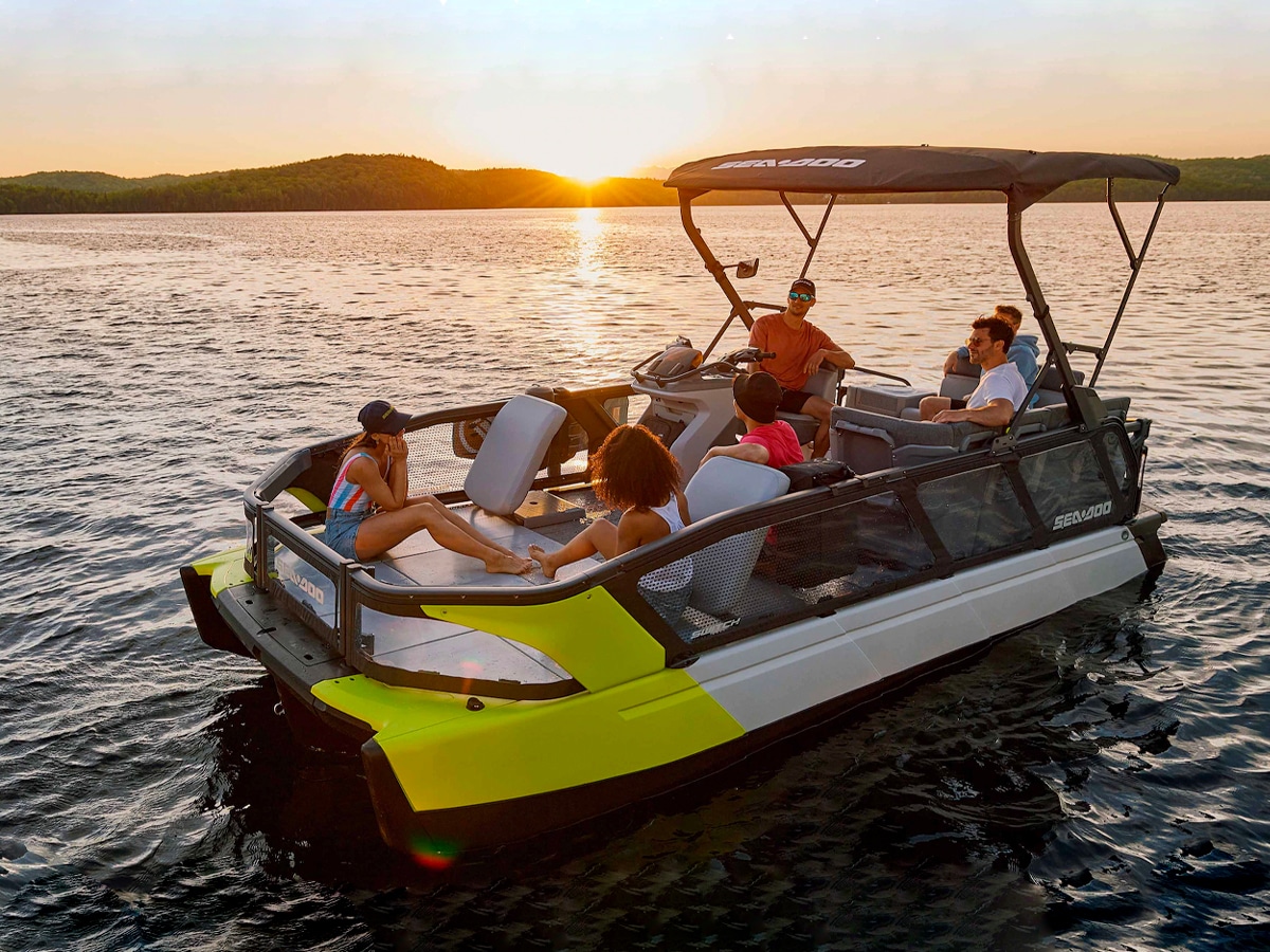 SeaDoo Switch, the JetSki Powered Pontoon is the Ultimate Summer Flex