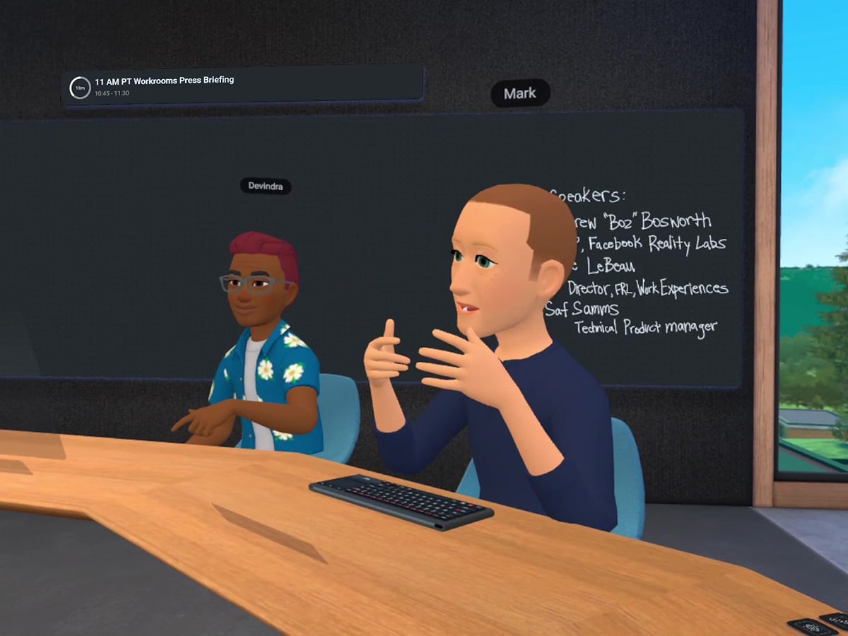 Facebook horizon workrooms working