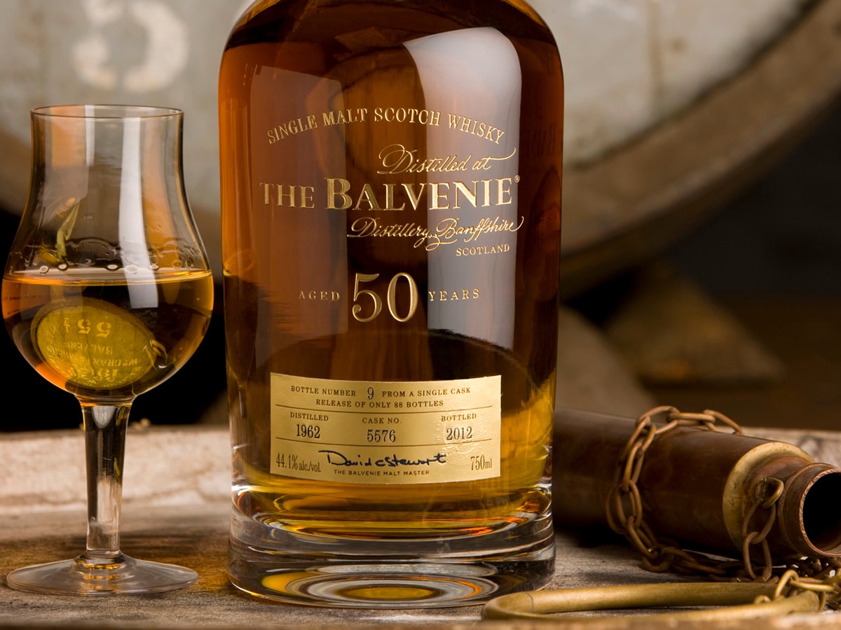 the balvenie 50 year old marriage 0614 single malt scotch whisky