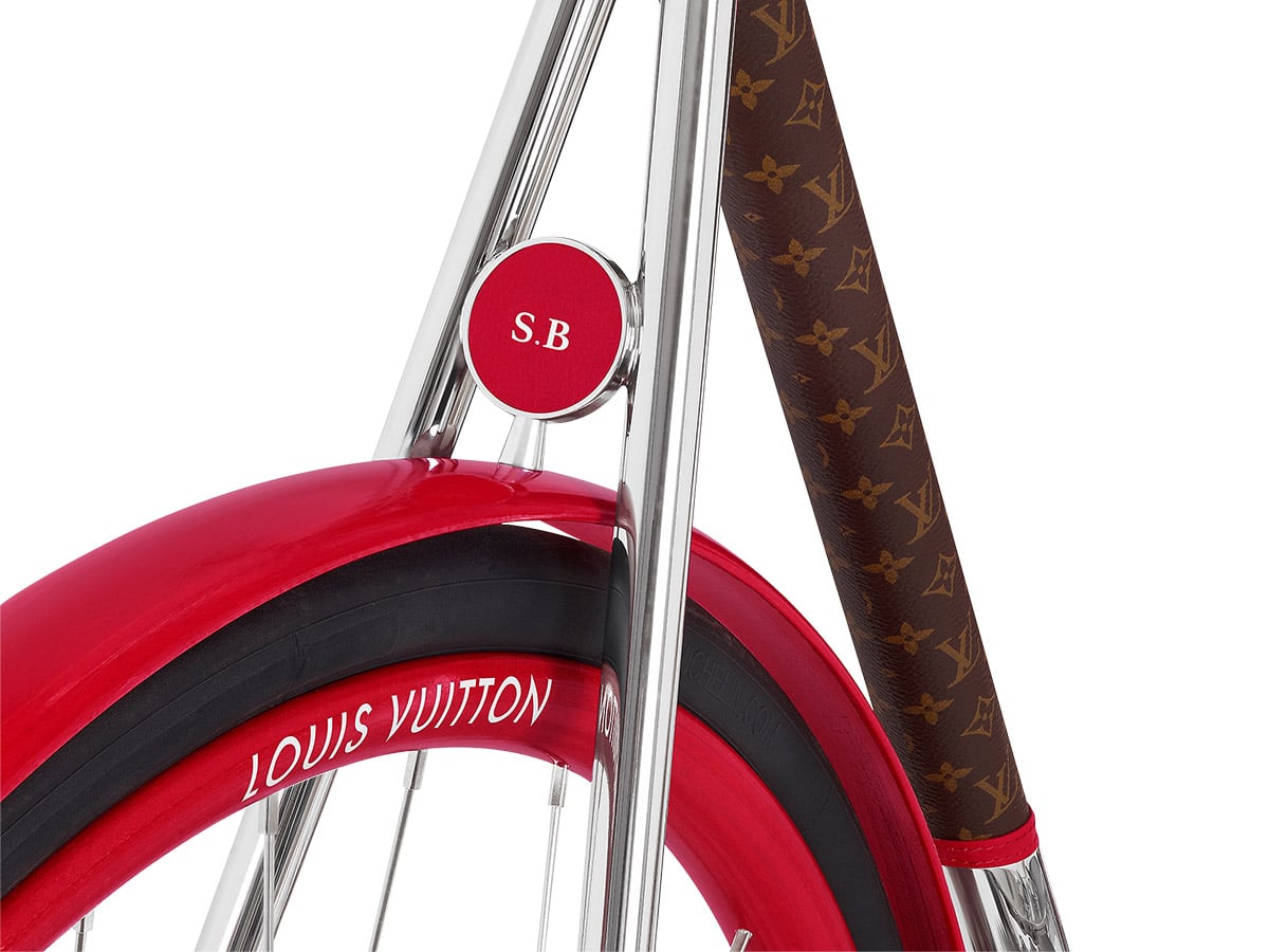 Louis vuitton bike red wheel