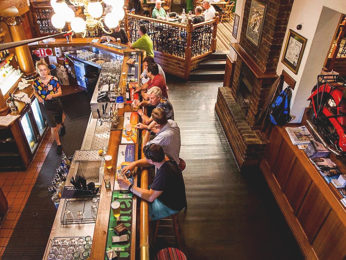 albion hotel pub interior