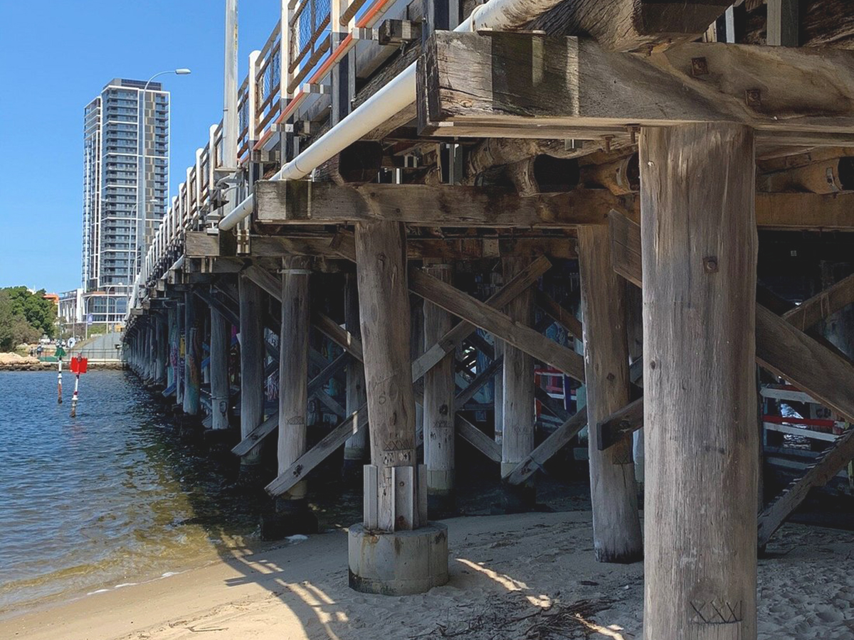 canning wooden bridge