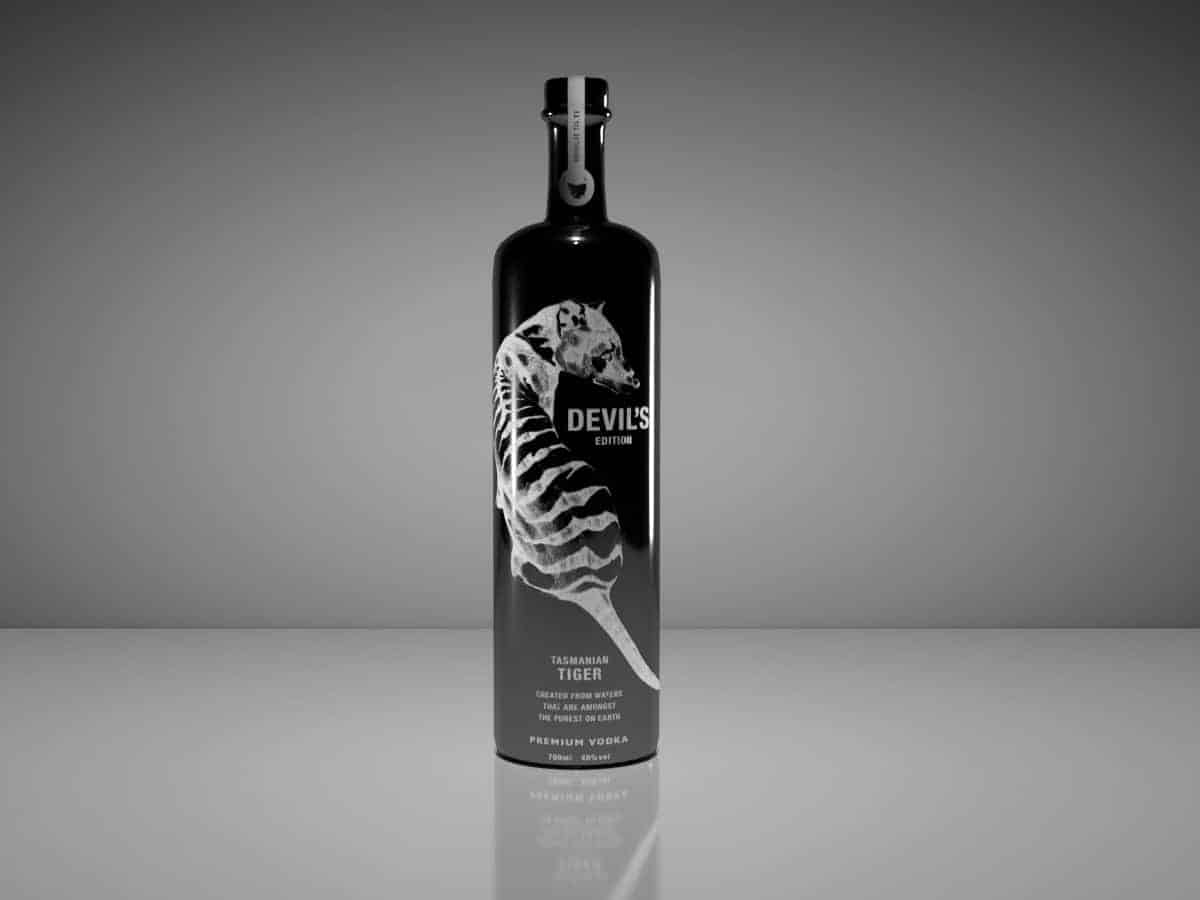 3 tasmanian devils edition tiger vodka