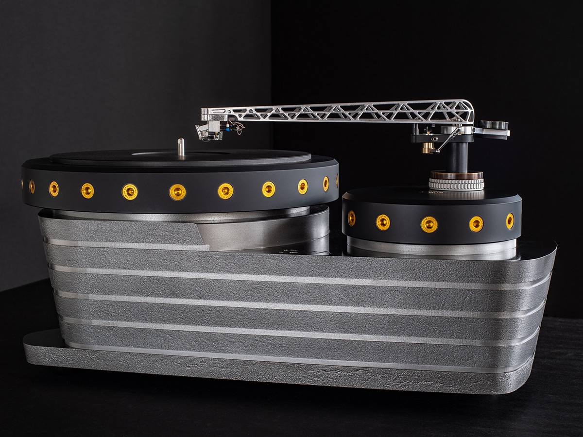 Oswald mill audio k3 turntable back view