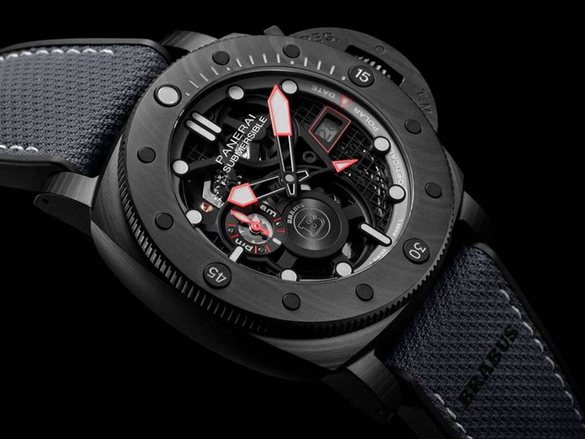 Panerai submersible s brabus black ops edition