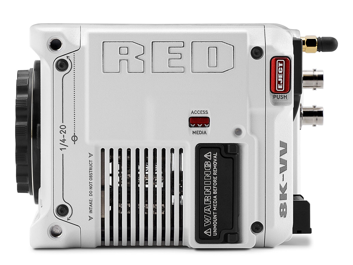 full-frame sensor Red v raptor st left side