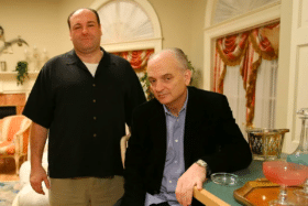 David Chase and James Gandolfini