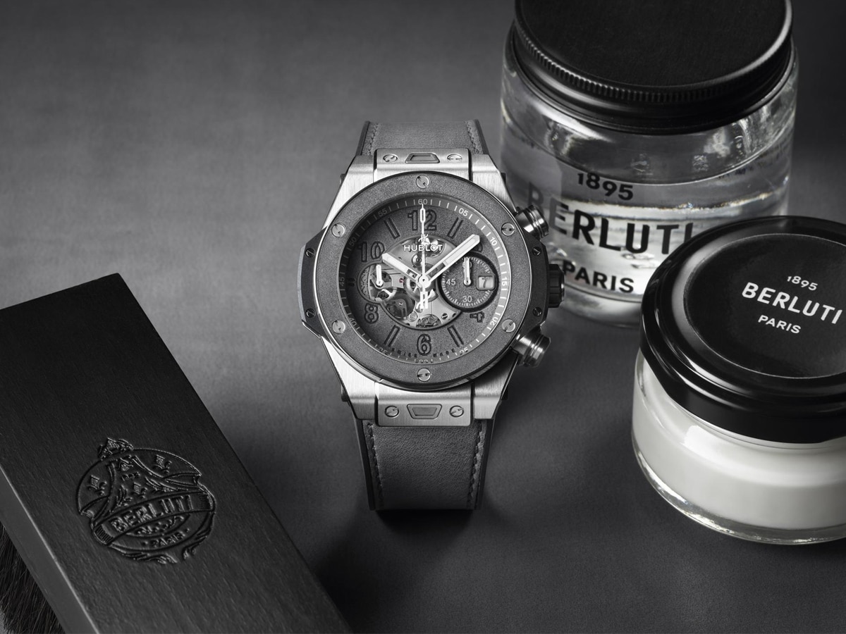 Hublot big bang unico berluti aluminio