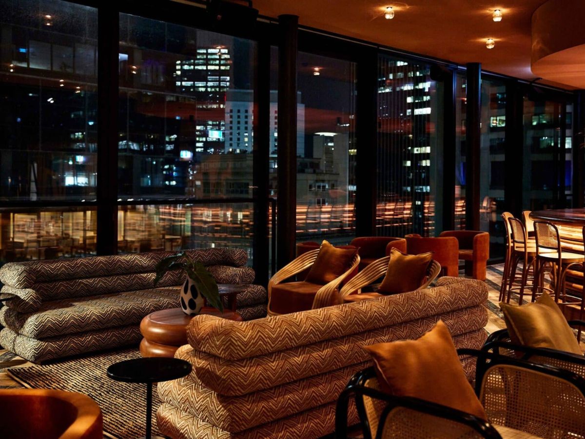 Sky bar at shell house