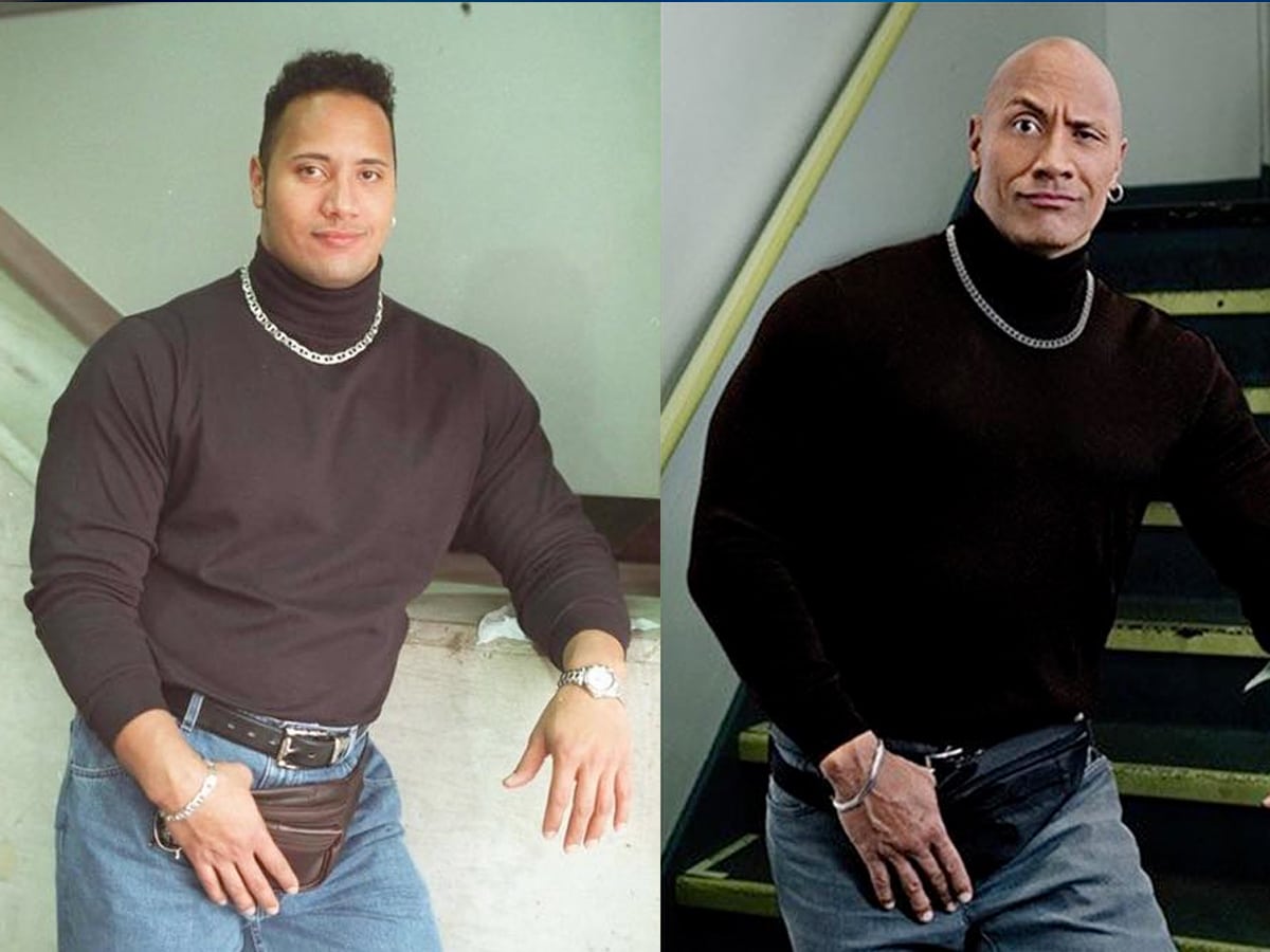 The rock with fanny pack