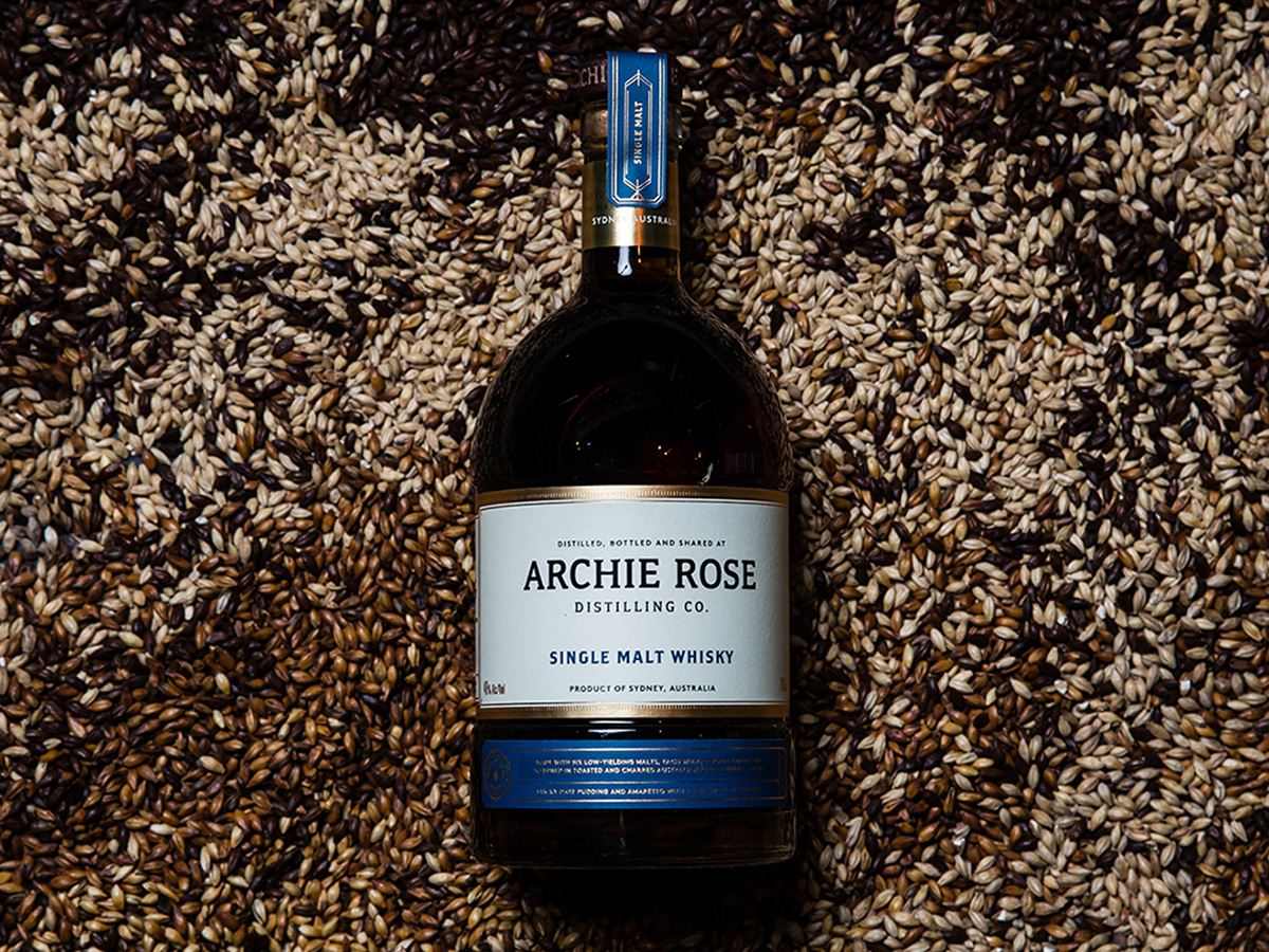Archie rose single malt whisky