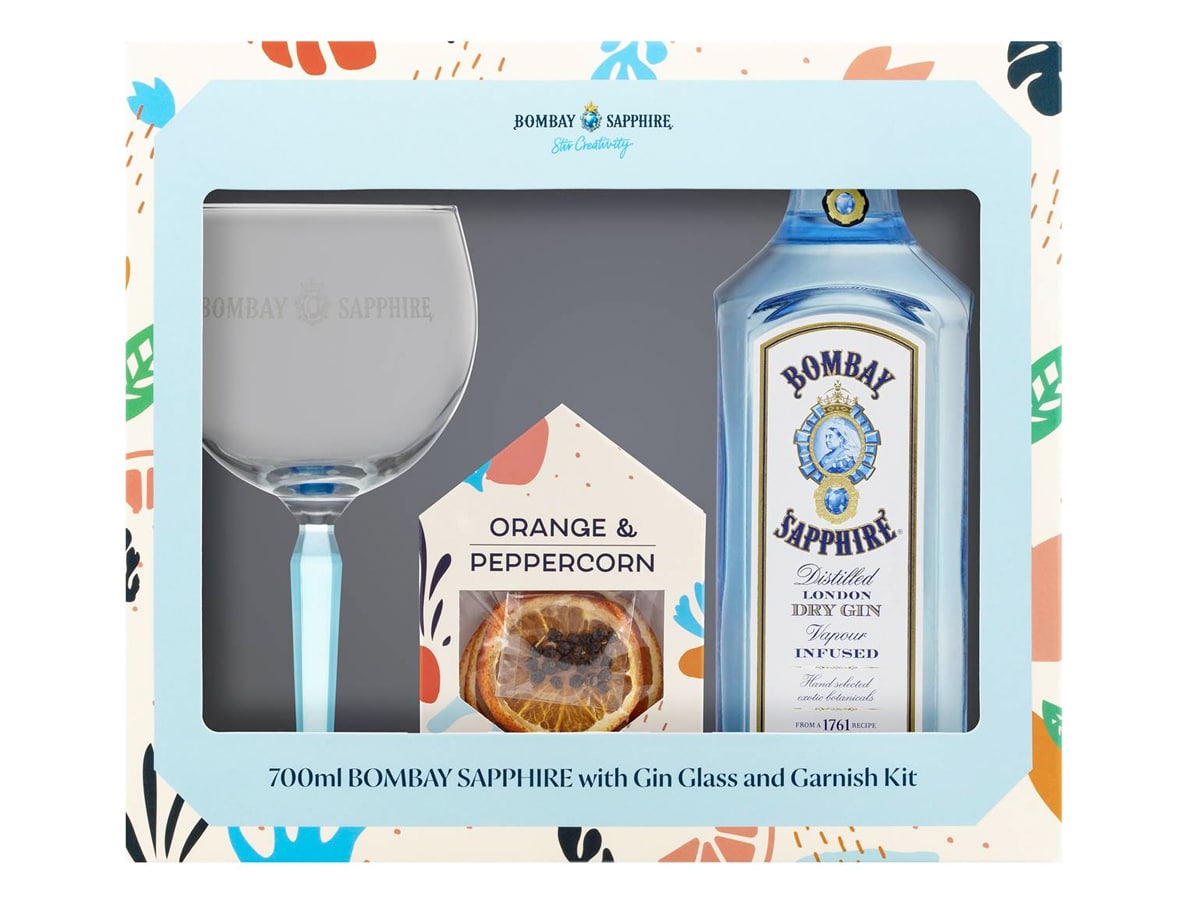 Bombay sapphire goblet pack