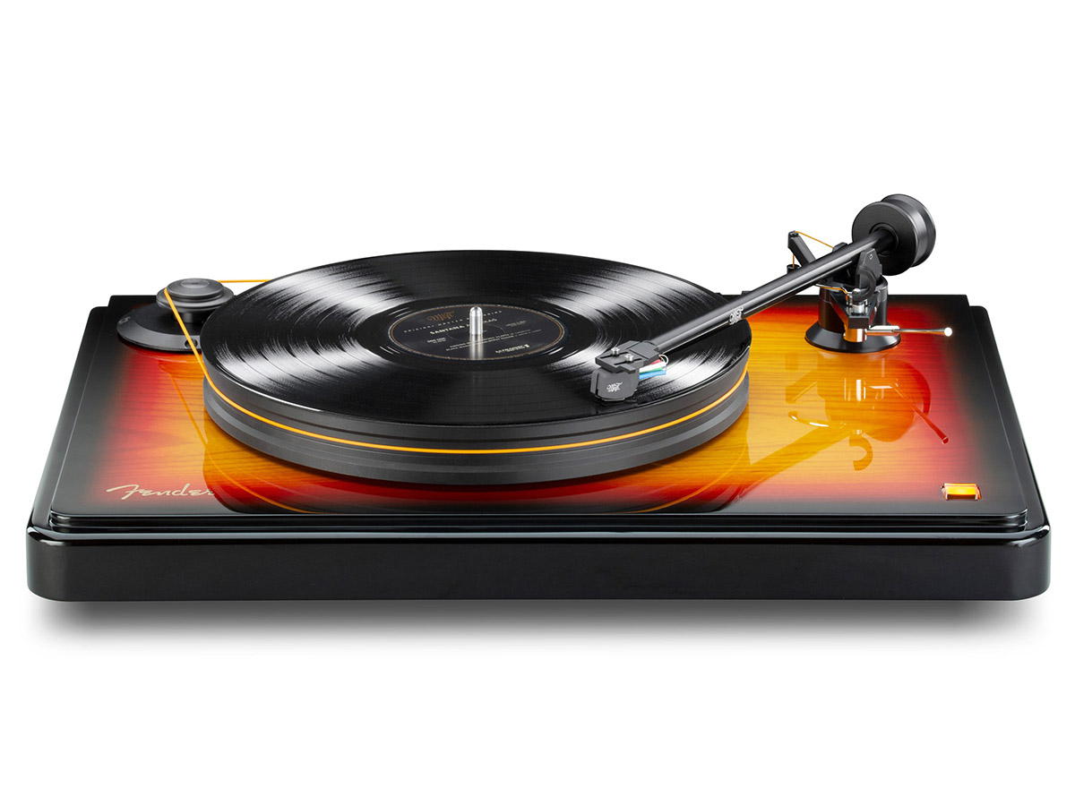 Fender turntable limited edition font record