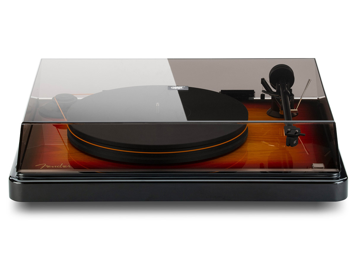 Fender turntable limited edition front dustcover