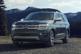 Ford exhibition timberline left slight view
