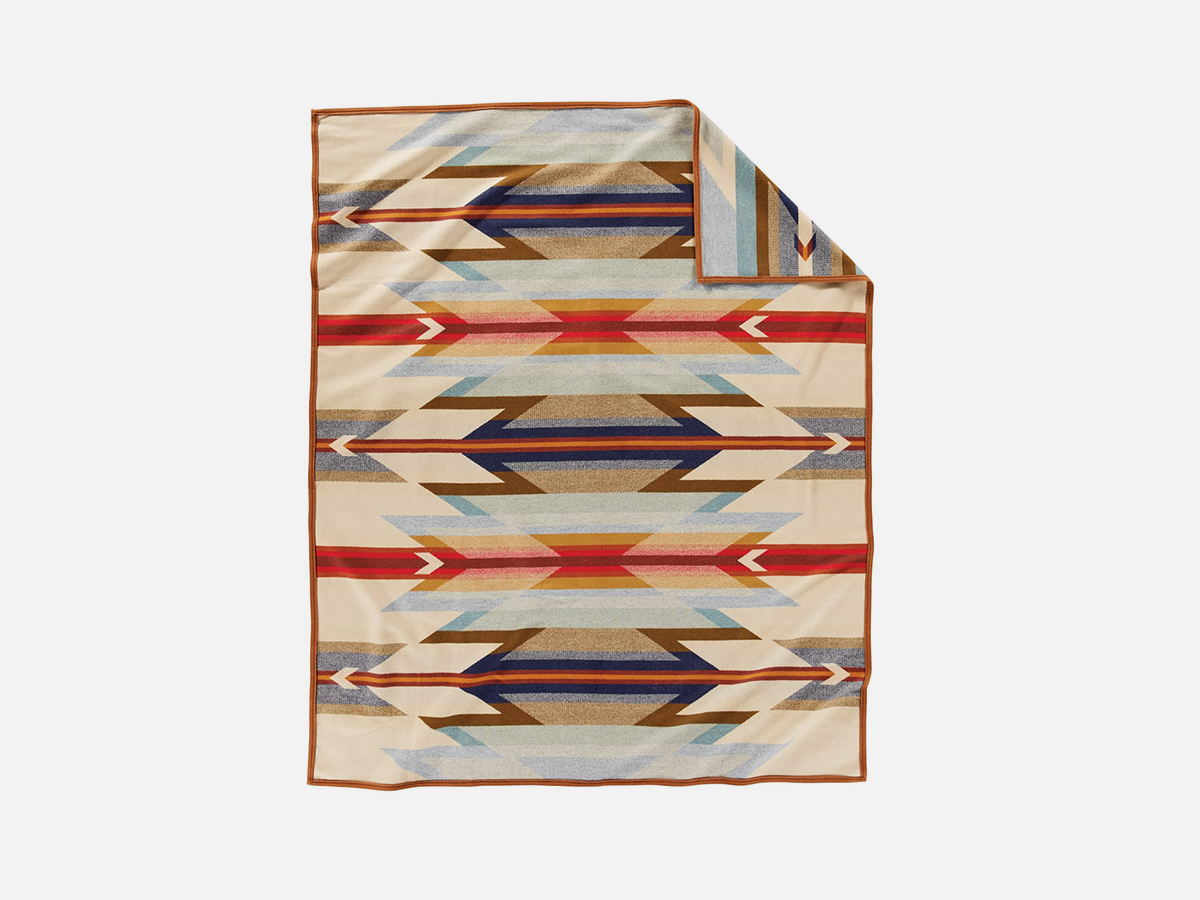 Pendleton jacquard unnapped blanket