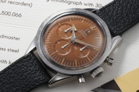 1957 OMEGA Speedmaster Ref. 2915-1 revealed to be a 'Frankenwatch' | Image: Phillips