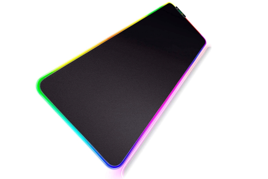 geecol rgb led gaming mouse pad