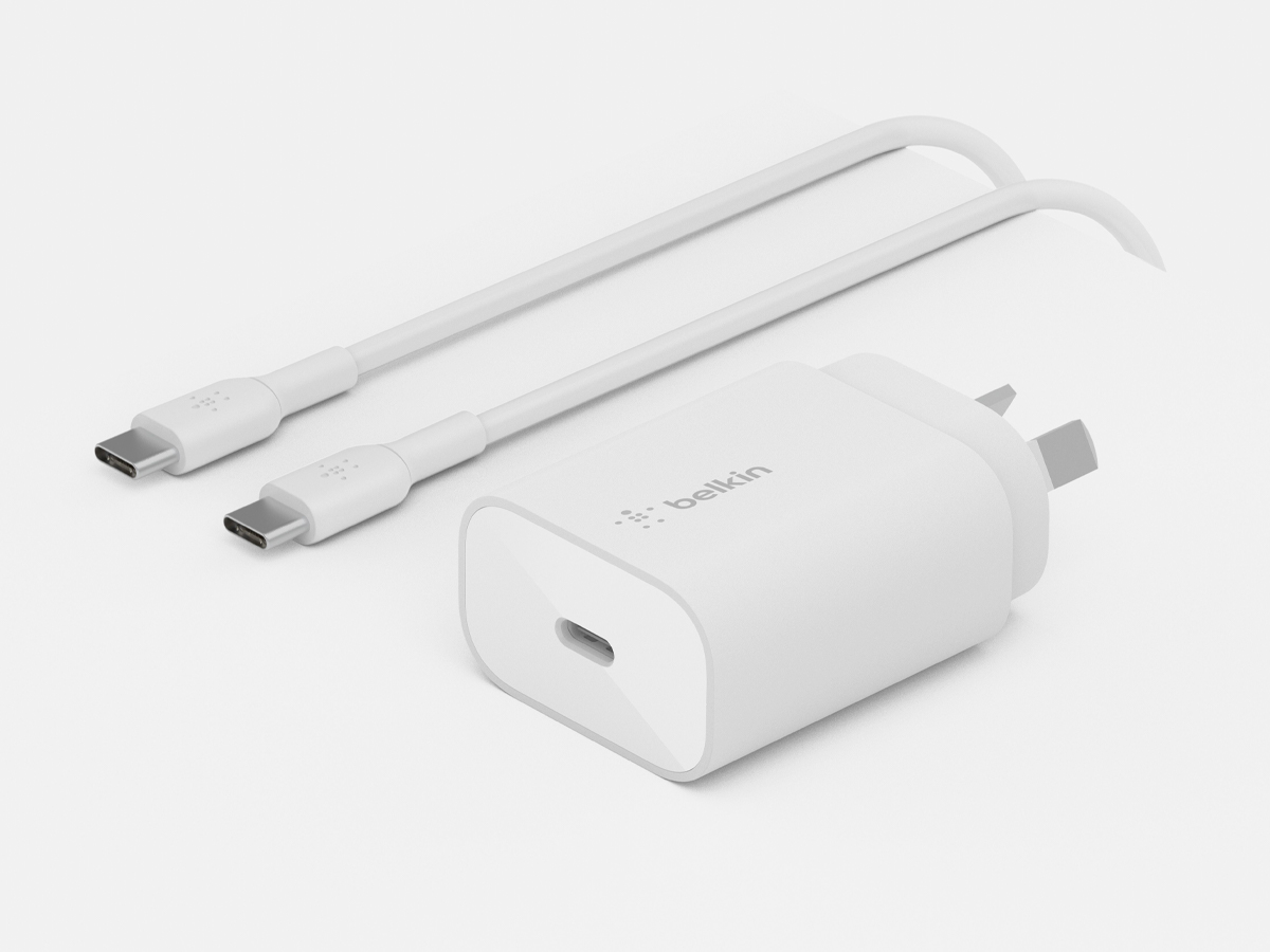 Belkin boostcharge wall charger with pps usb c to usb c cable