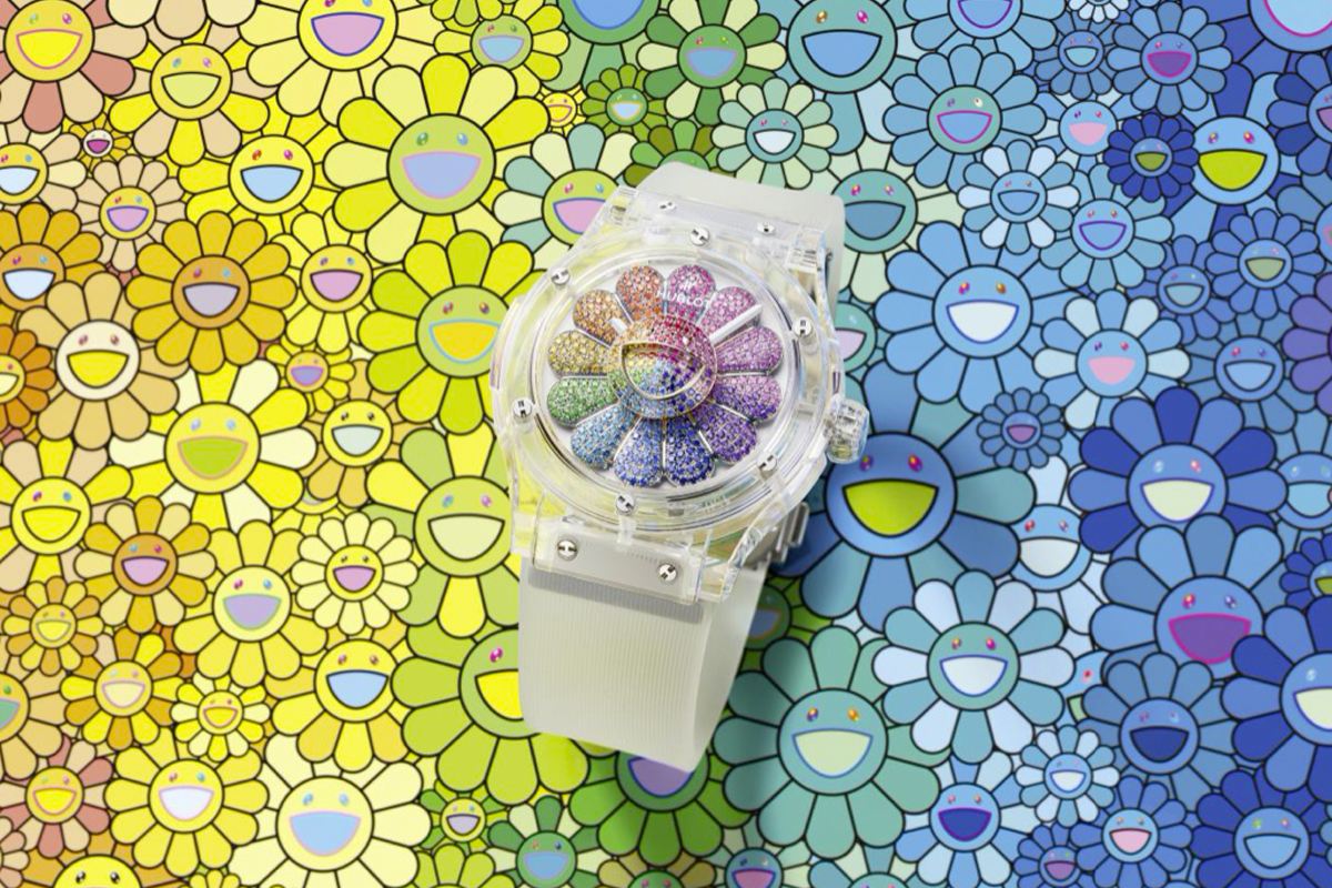 Hublot classic fusion takashi murakami sapphire rainbow