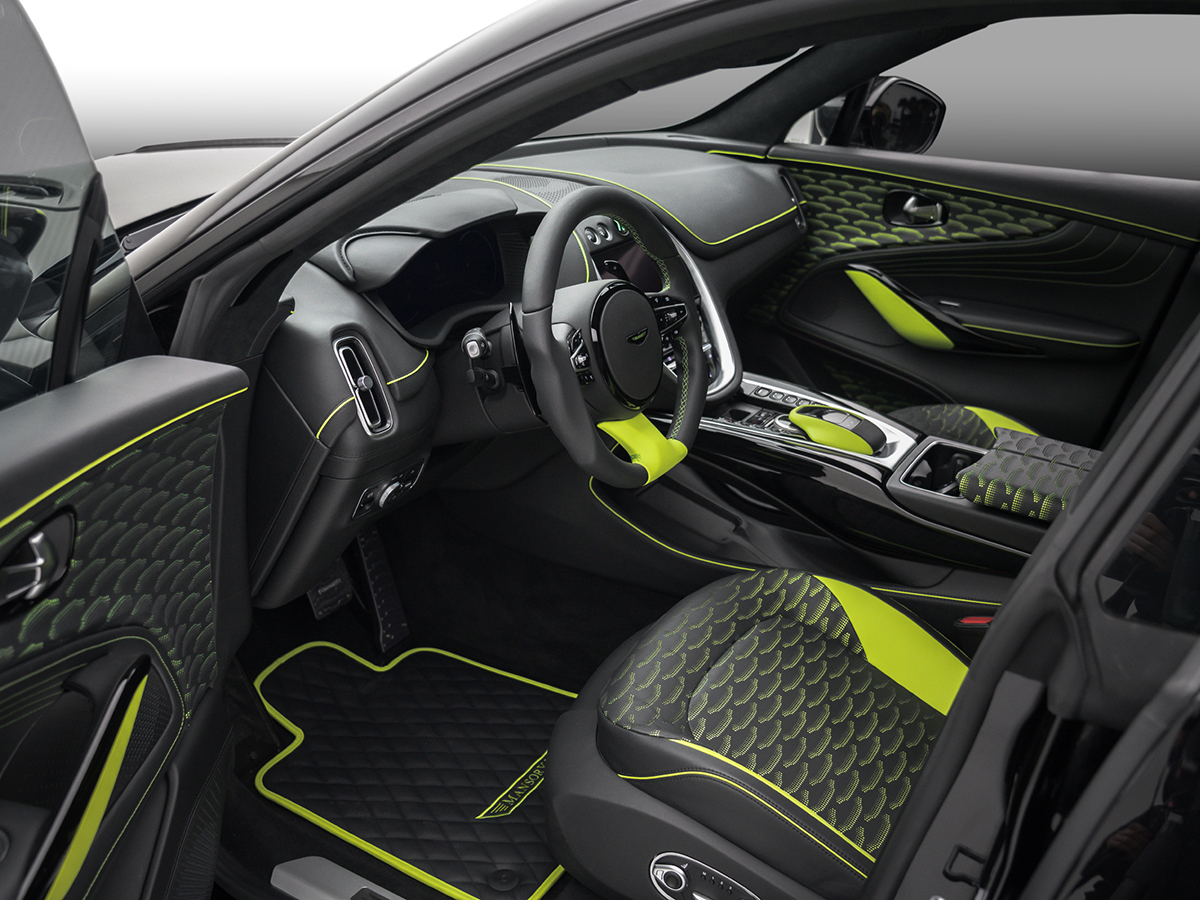 Mansory aston martin dbx front interior