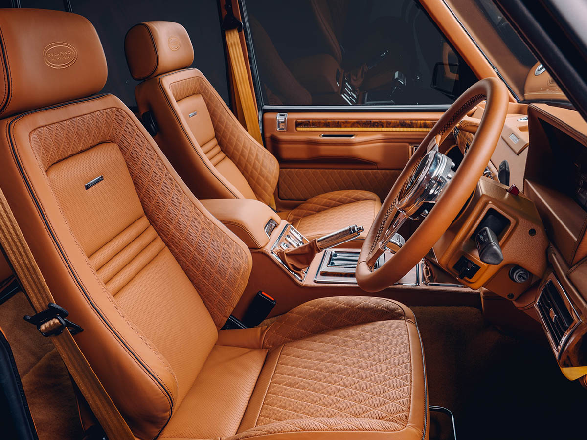 Overfinch range rover heritage front interior