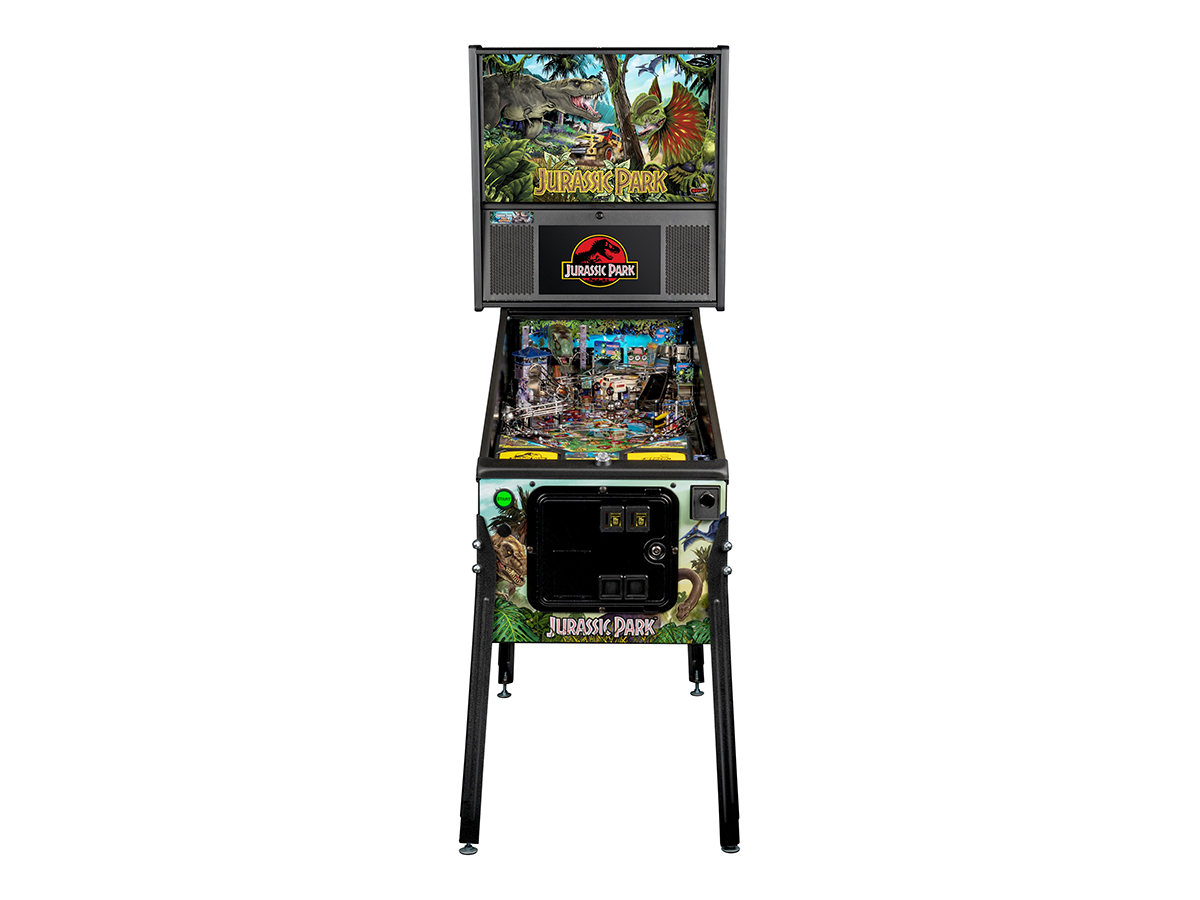 Stern jurassic park pinball machine front