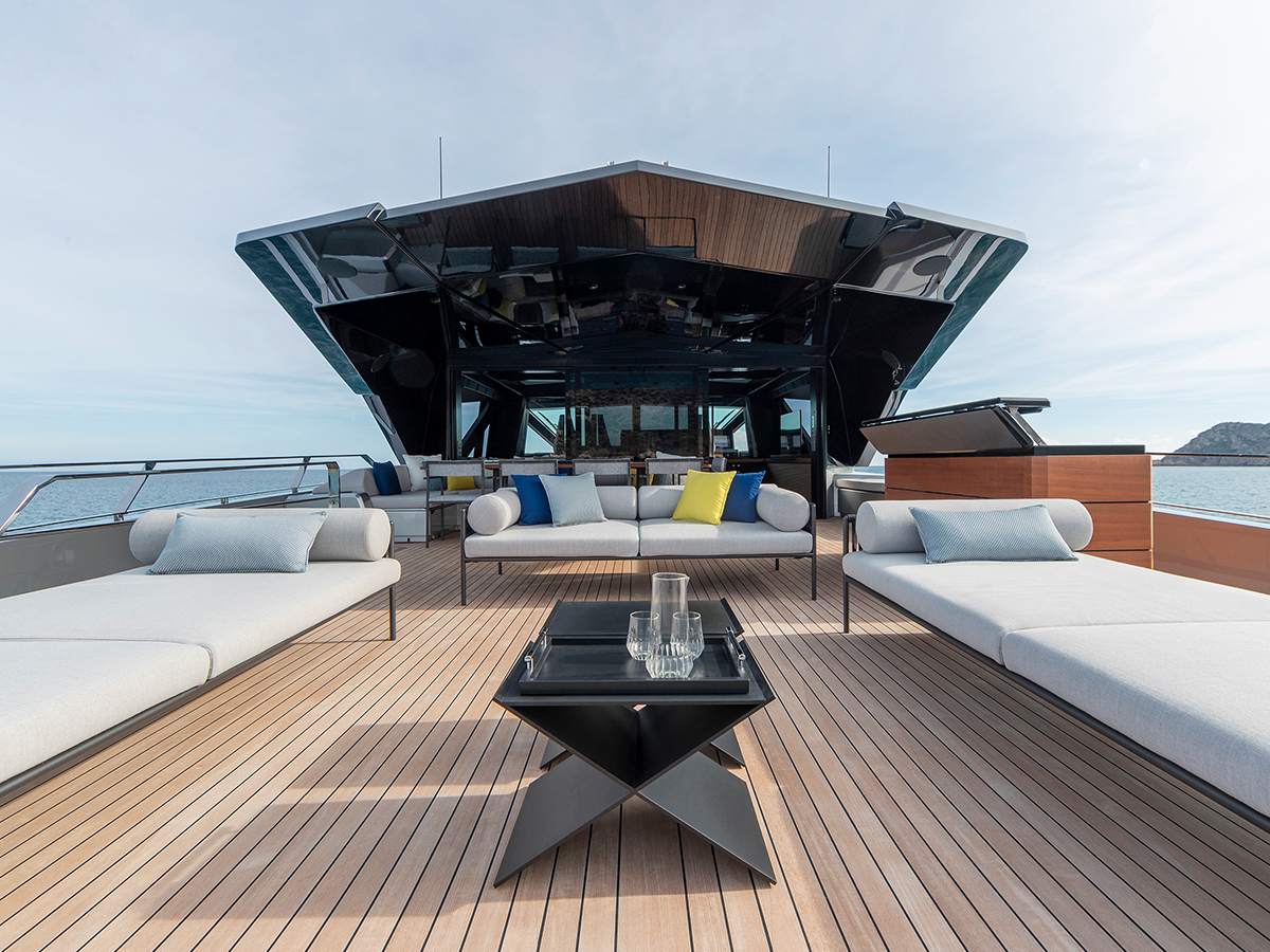 Wally yachts upper deck
