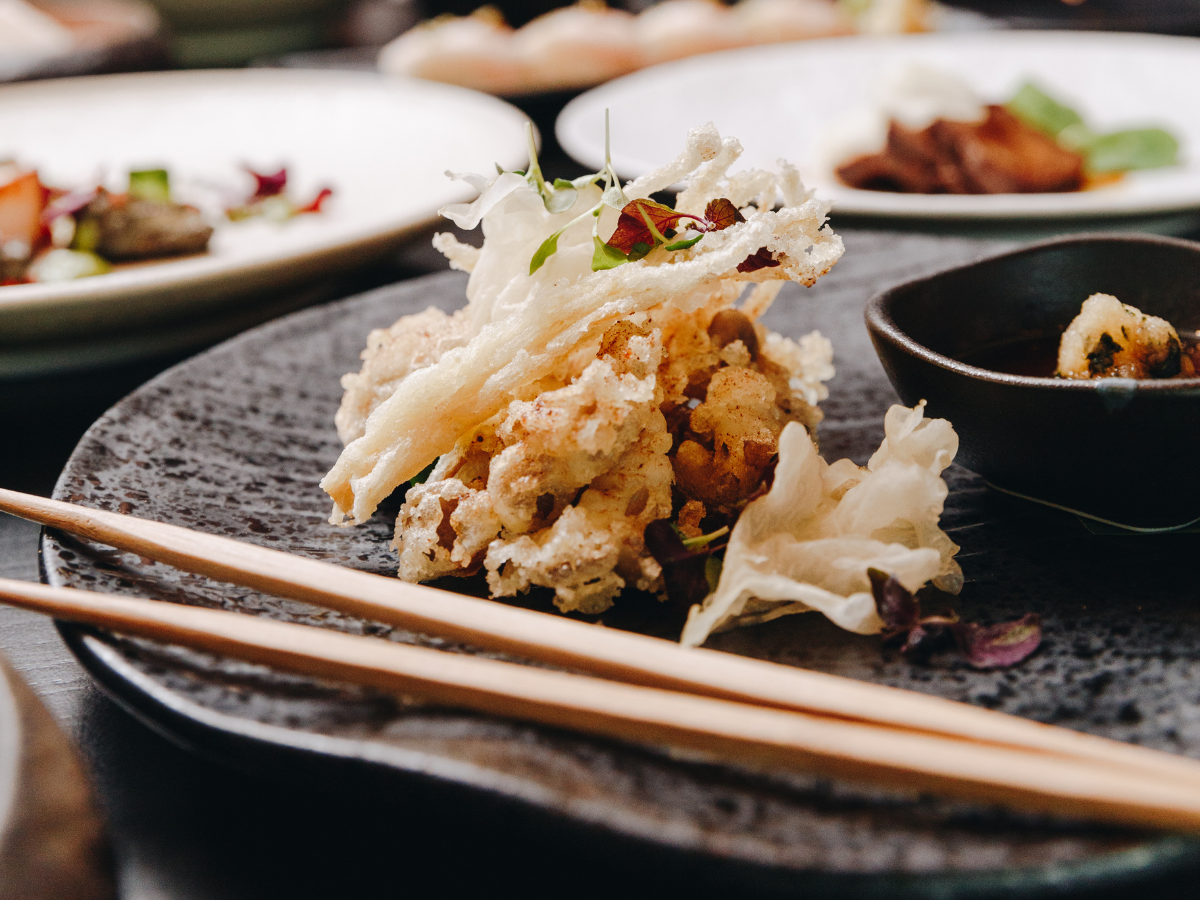 Sokyo review mushroom tempura