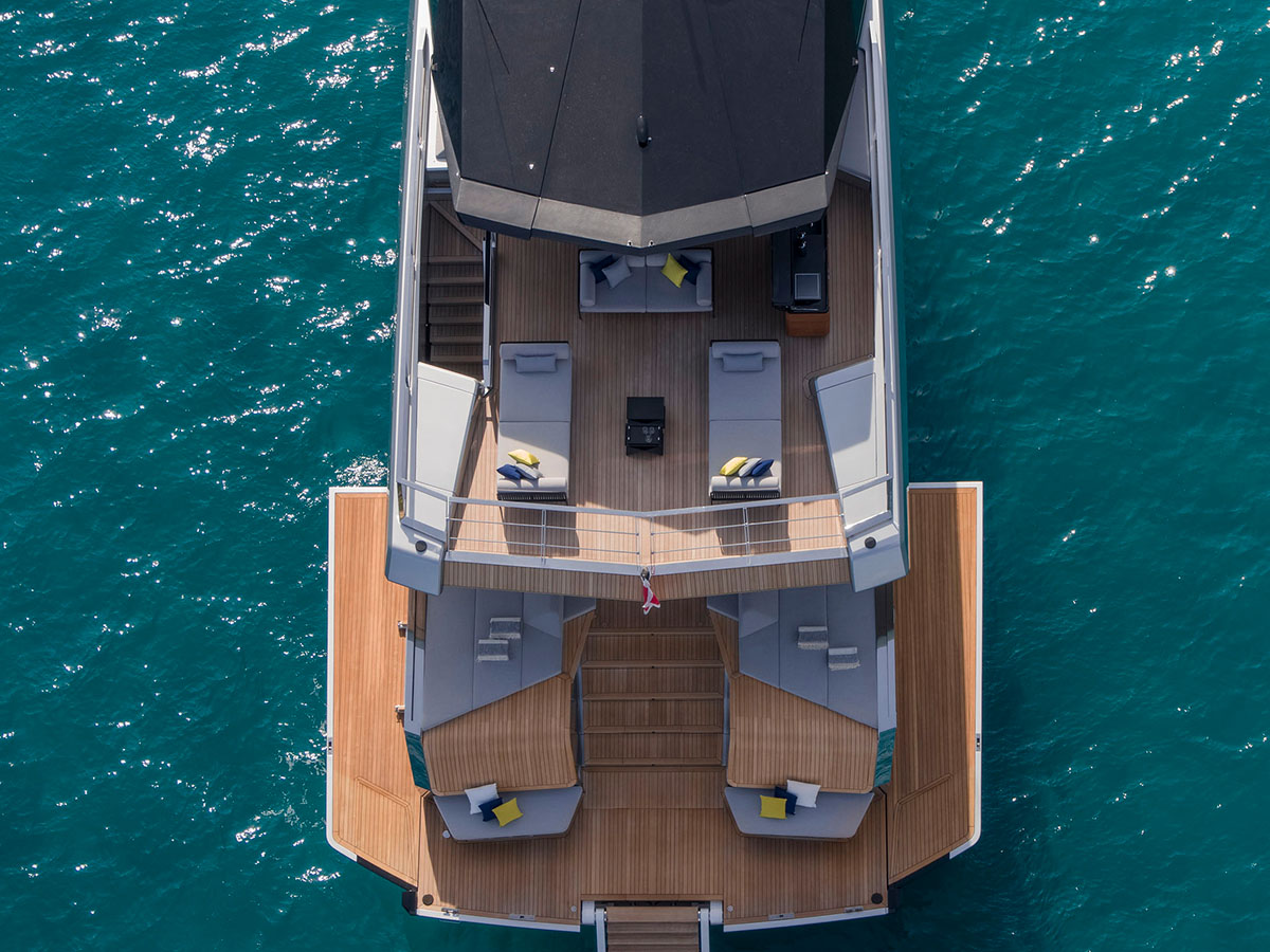 Wally yachts top view