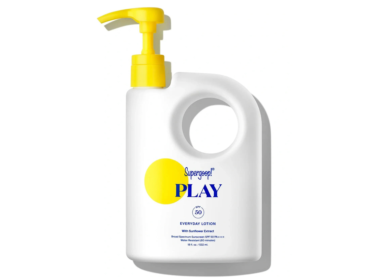 supergoop play everyday lotion with sunflower extract