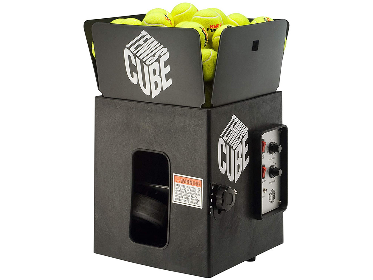 tennis tutor cube tennis ball machine