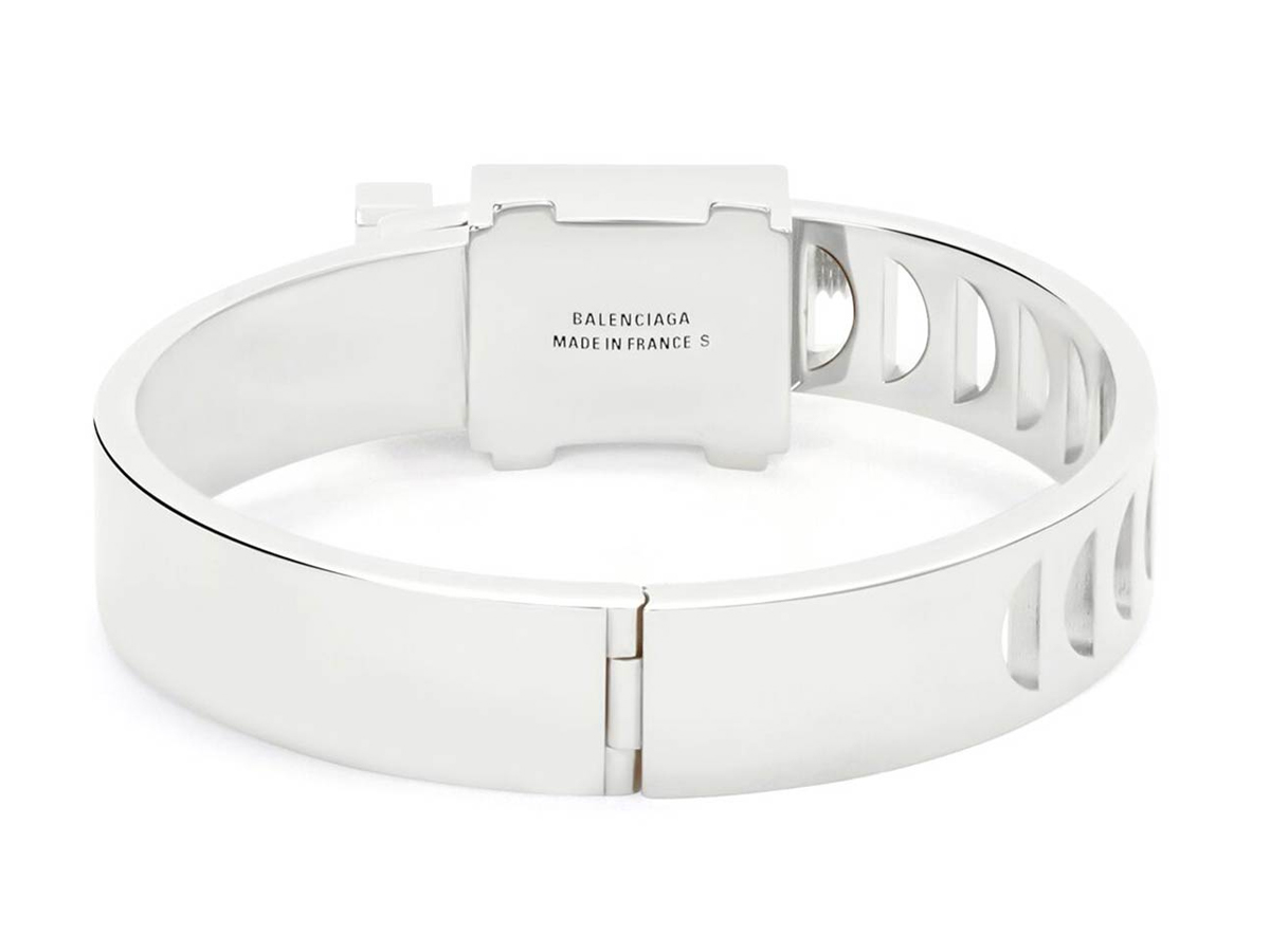 Balenciaga silver tool bracelet