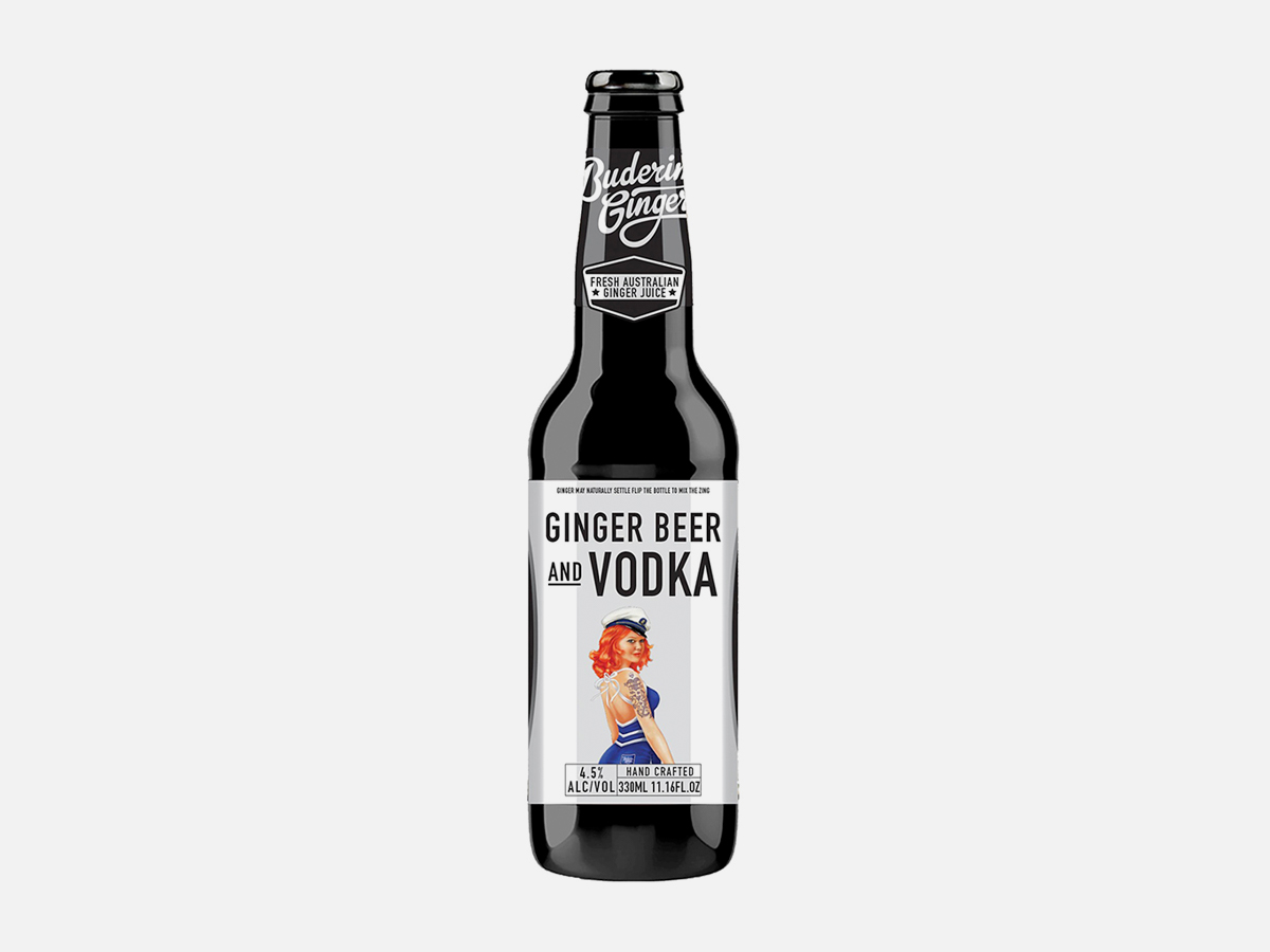 Buderim ginger beer vodka