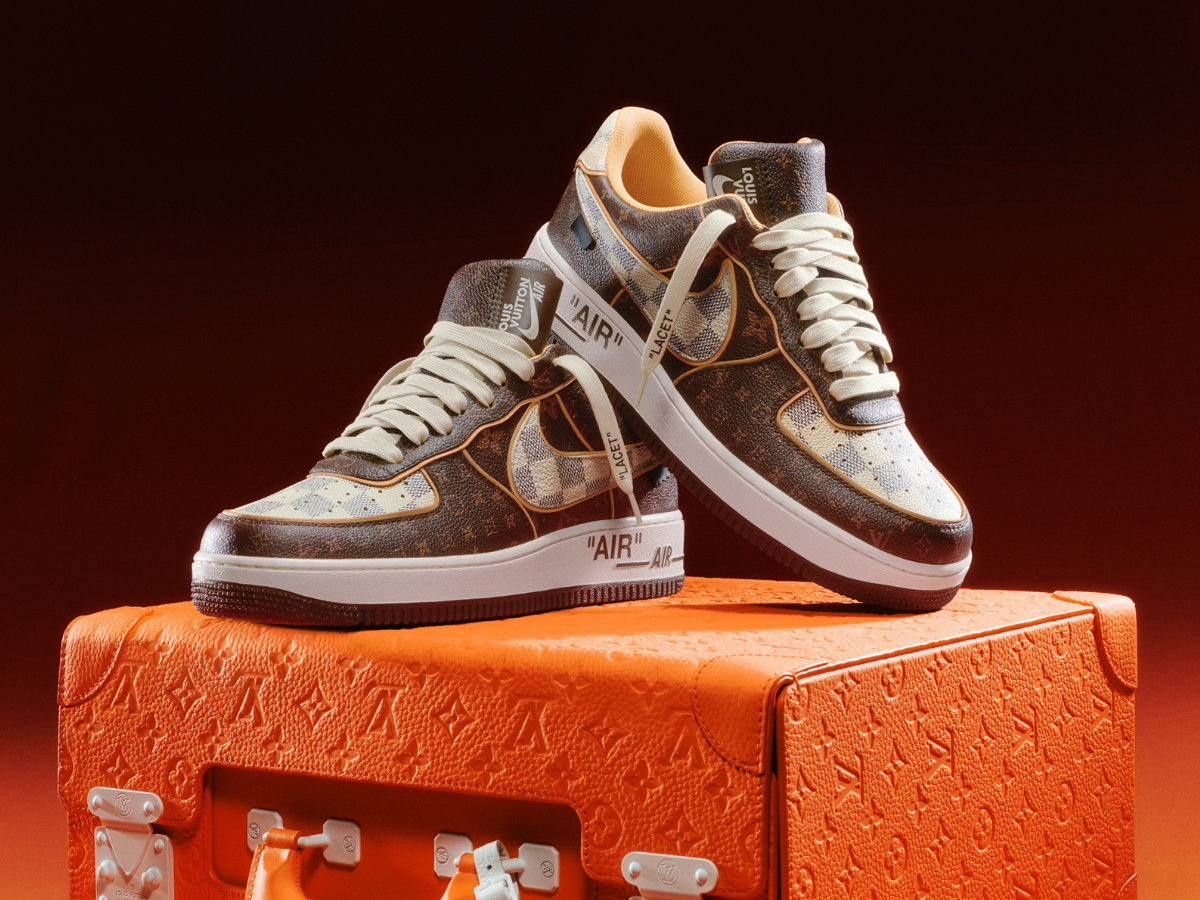 Epic Nike Air Force 1 X Louis Vuitton Sneakers
