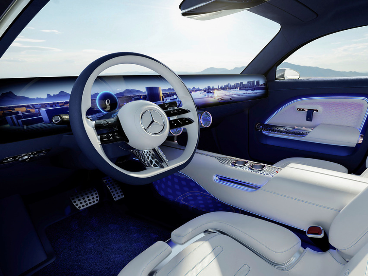 Mercedes eqxx concept dashboard
