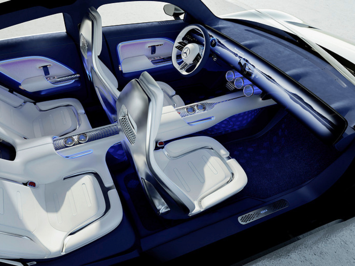 Mercedes eqxx concept interior
