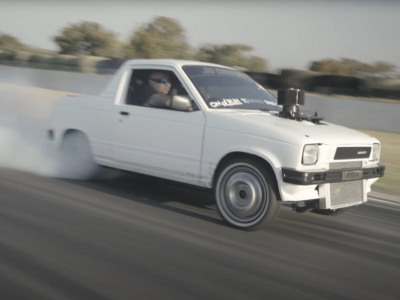 This 440HP V8 Swapped Suzuki Mighty Boy is Kei Car Stupidity at its Best