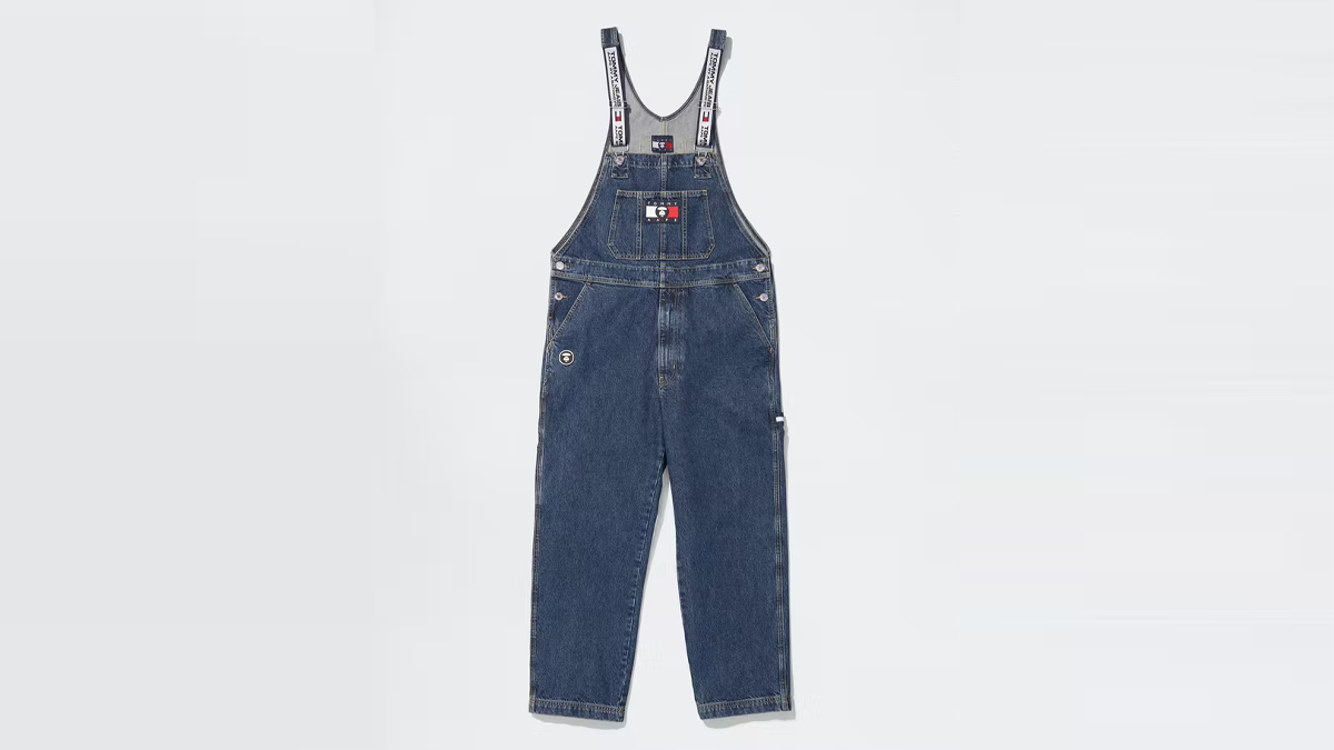 Tommy x aape denim dungarees