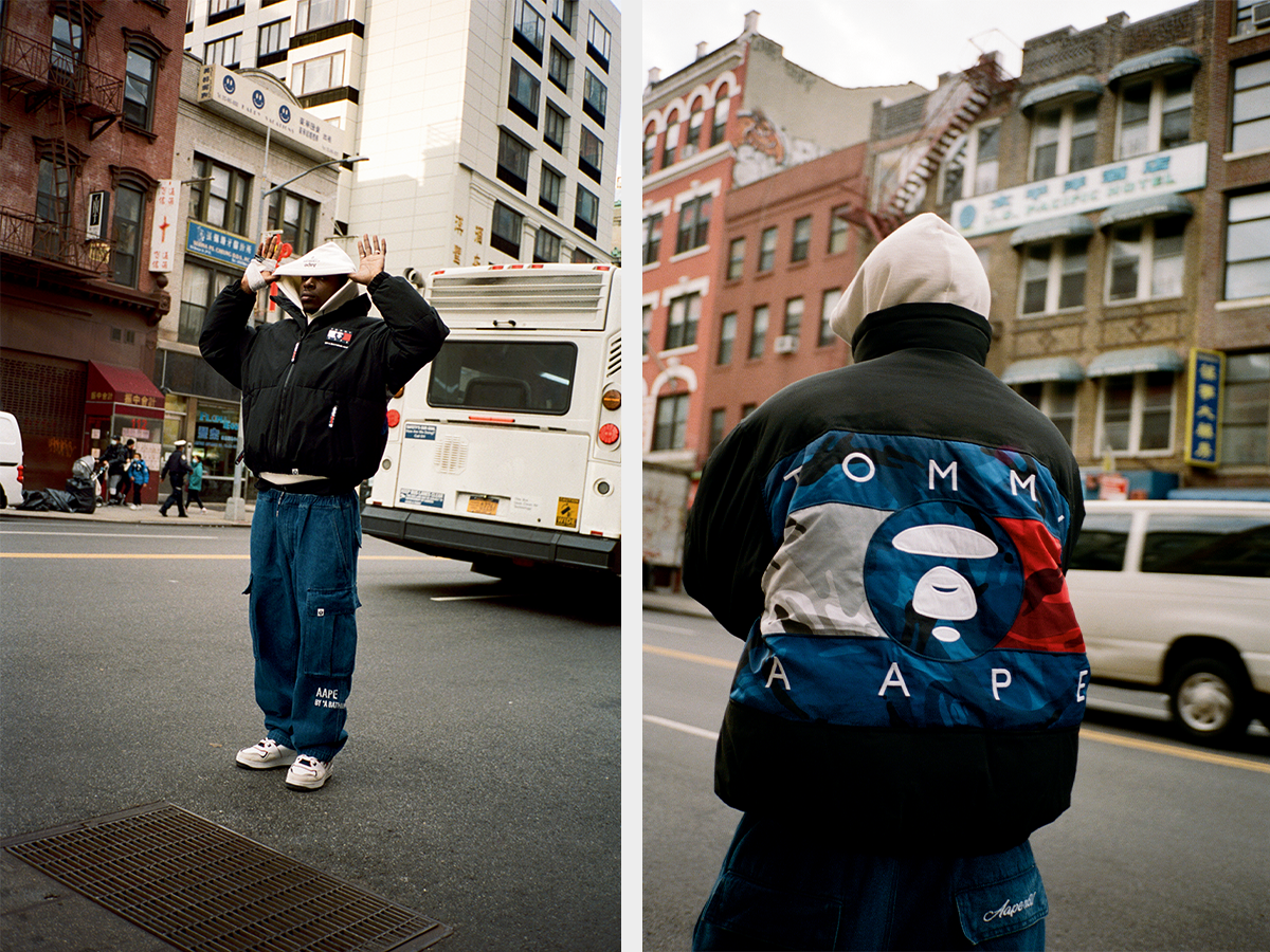 Tommy hilfiger x aape bomber