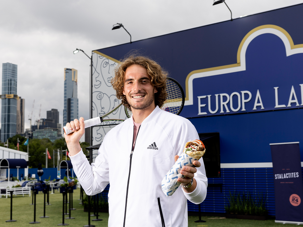 Tsitsipas souvlaki