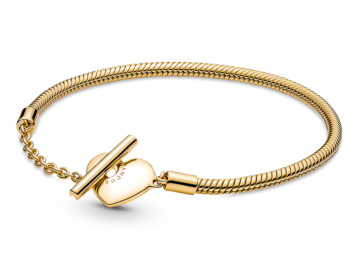 Pandora lock and heart bracelet