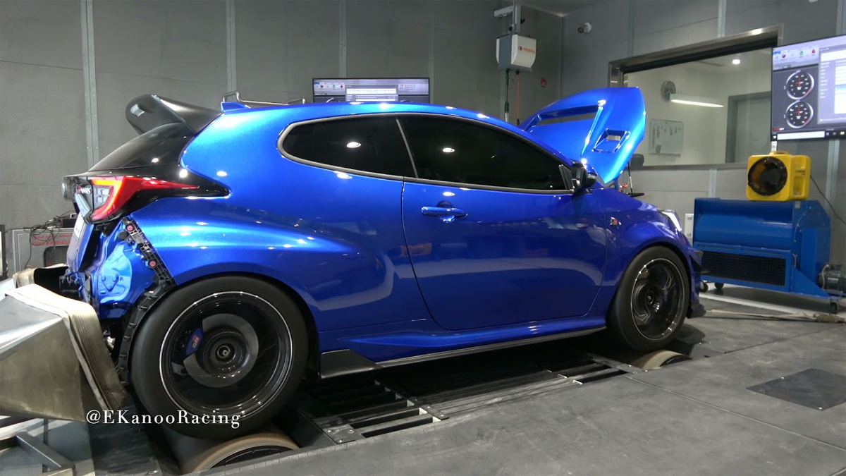 Worlds fastest gr yaris 3 cyl on dyno