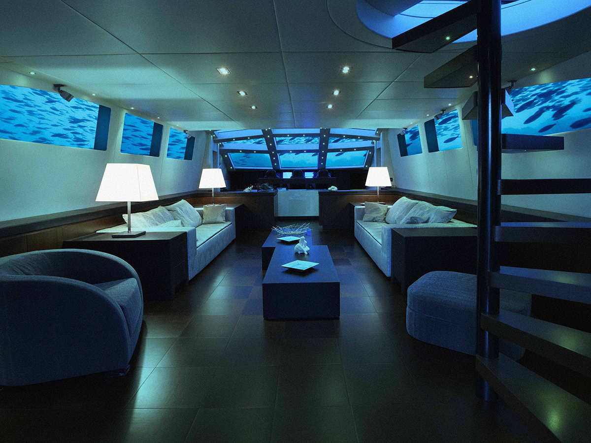 lovers deep luxury submarine interior
