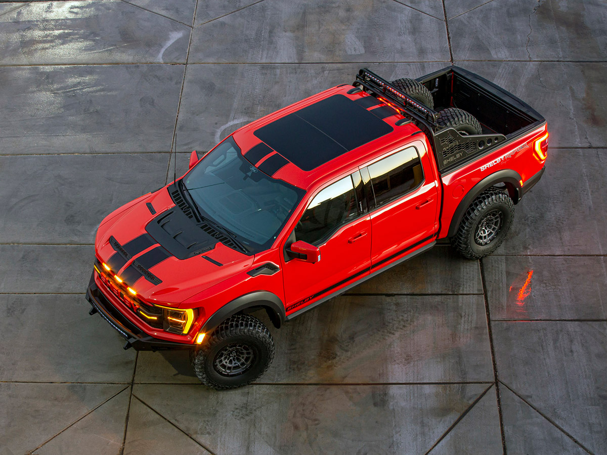 2022 shelby raptor top front