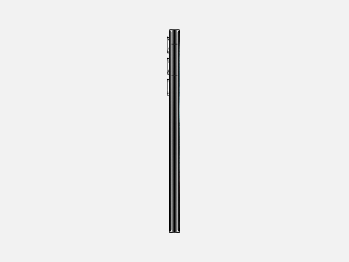 Samsung s22 ultra black side